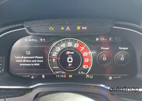 2018 Audi R8 5.2 V10 z USA, uszkodzony, nr VIN WUABAAFX7J7902446